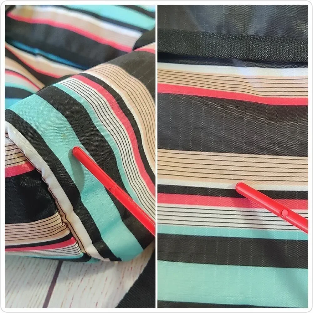 LeSportsac Tennis Stripe Journey Backpack Large NWT